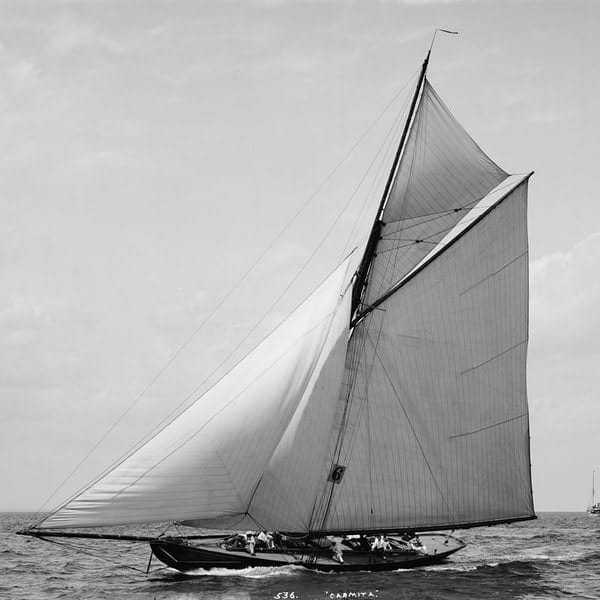 gaff rigged sailboat